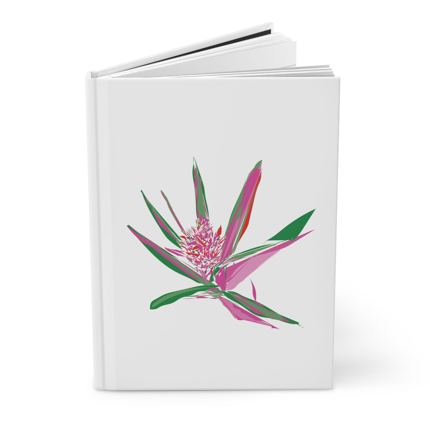 Pink Pineapple Hardcover Journal Matte - Miniaday Designs, LLC.