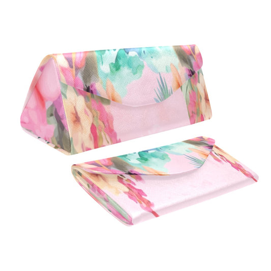 Miniaday Designs Pink Paradise Foldable Glasses Case