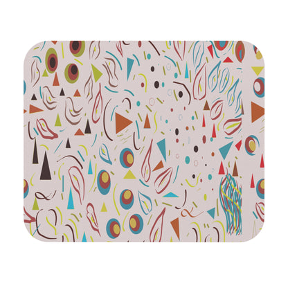 Nostalgic Confetti Carnival Collection by Miniaday Designs, LLC. Mouse Pad (Rectangle) - Miniaday Designs, LLC.