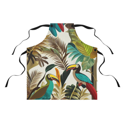 Miniaday Designs Apron Tropical Toucan Multicolor - Miniaday Designs, LLC.