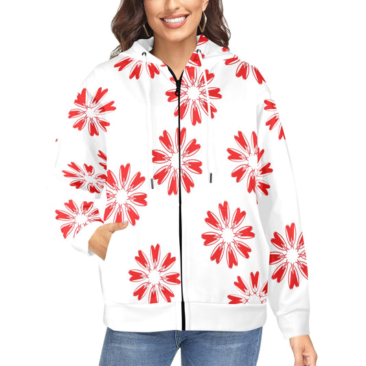 Miniaday Designs Zippered Hoodies for Women Multiple Designs - Miniaday Designs, LLC.