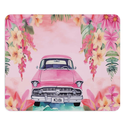 Pink Paradise Roadtrip Collection by Miniaday Designs, LLC. Mouse Pad - Miniaday Designs, LLC.