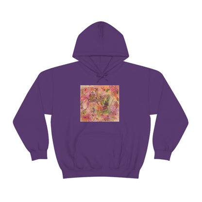 The Iridescent Dragonfly Dreams Collection by Miniaday Designs, LLC. Unisex Heavy Blend™ Hooded Sweatshirt - Miniaday Designs, LLC.