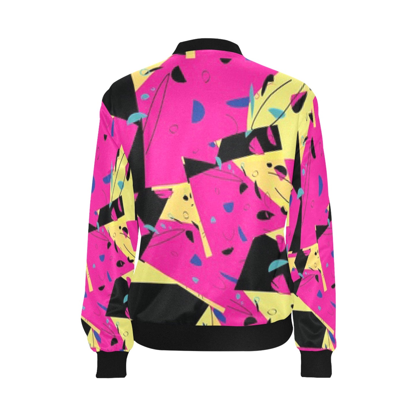 Miniaday Designs "I am alive" Women's Bomber Jacket All Over Print Bomber Jacket for Women (Model H36) - Miniaday Designs, LLC.