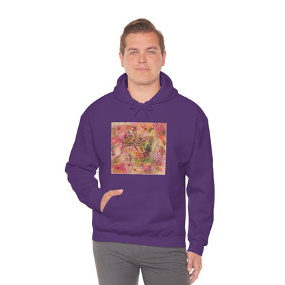 The Iridescent Dragonfly Dreams Collection by Miniaday Designs, LLC. Unisex Heavy Blend™ Hooded Sweatshirt - Miniaday Designs, LLC.