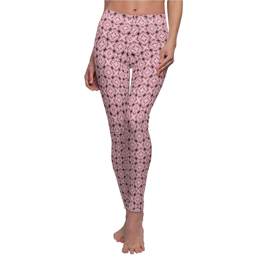 Neoclassical Crystal Mosaic Collection by Miniaday Designs, LLC. Women's Casual Leggings (XS-2XL). SKINNY FIT - Miniaday Designs, LLC.