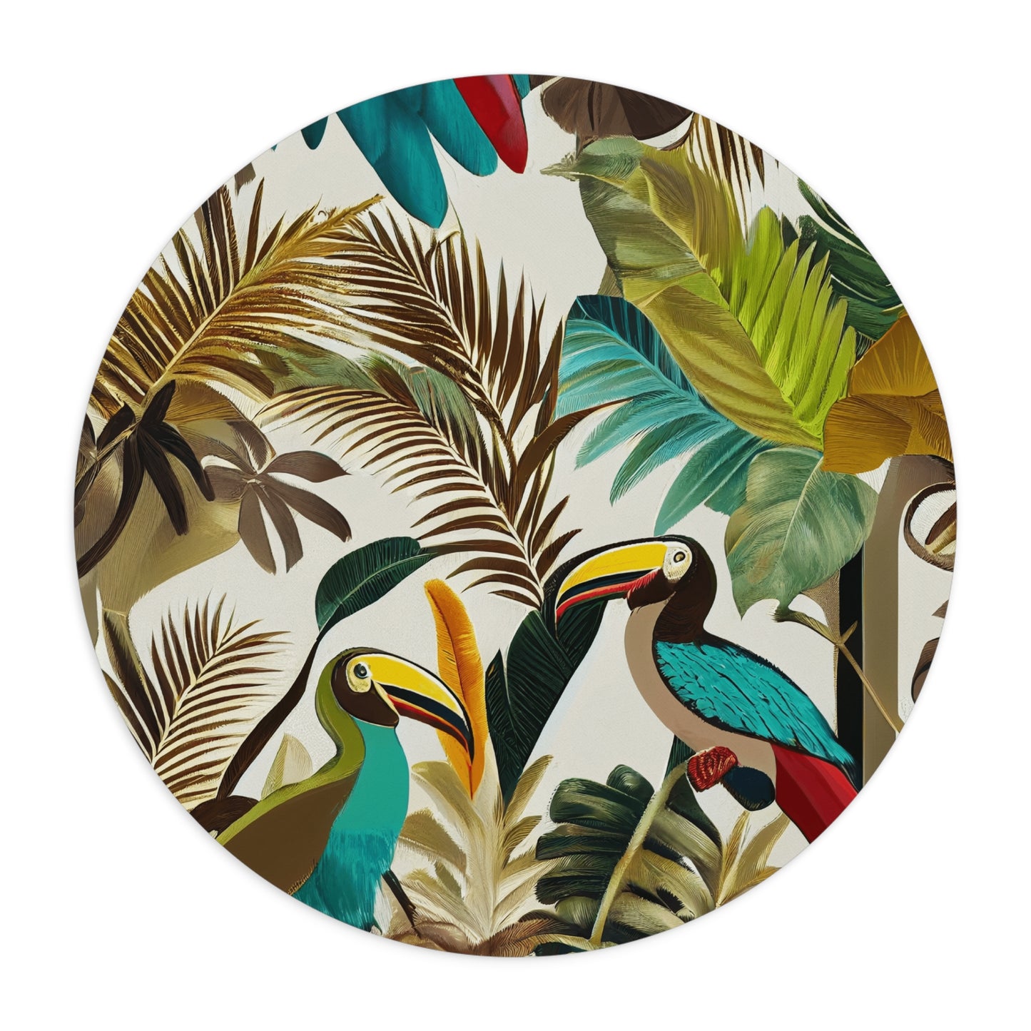 Miniaday Designs Mouse Pad Tropical Toucan Multicolor - Miniaday Designs, LLC.