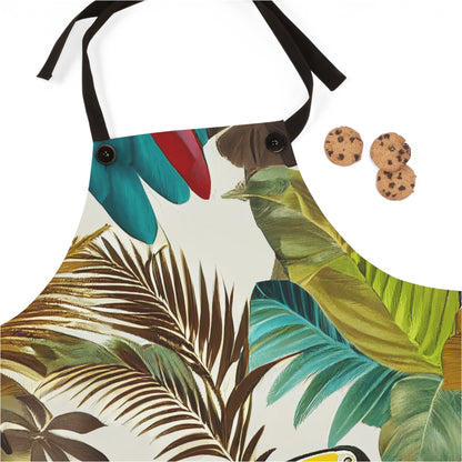 Miniaday Designs Apron Tropical Toucan Multicolor - Miniaday Designs, LLC.