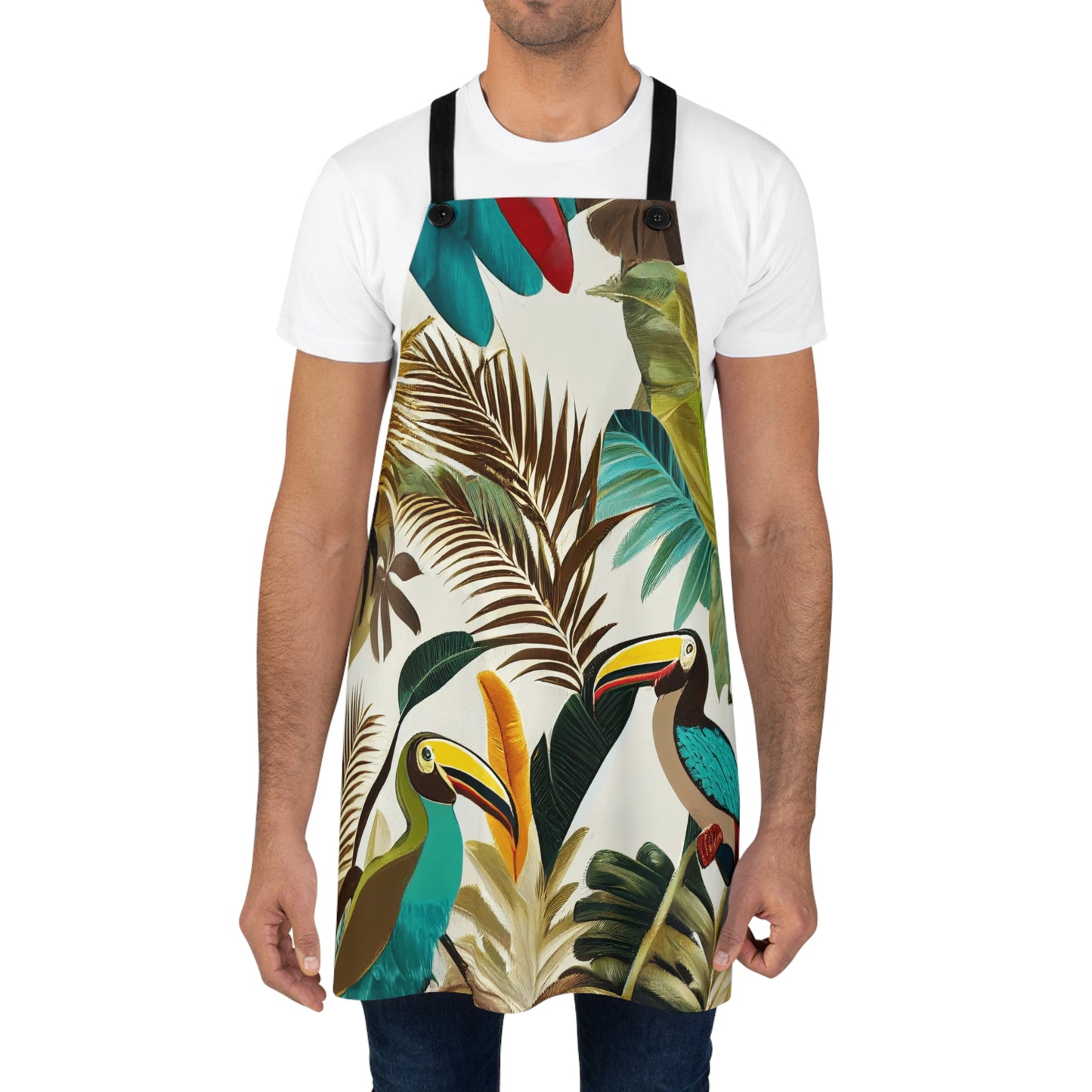 Miniaday Designs Apron Tropical Toucan Multicolor - Miniaday Designs, LLC.