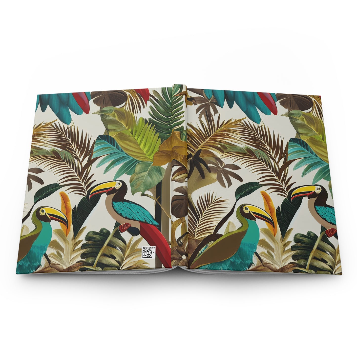 Miniaday Designs Hardcover Journal Tropical Toucan Multicolor - Miniaday Designs, LLC.