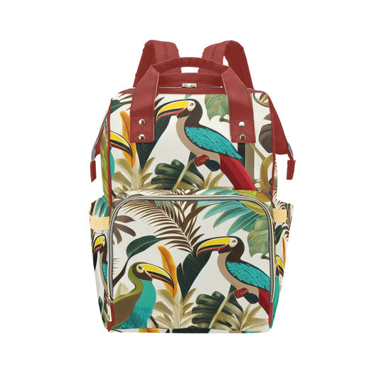 Mochila multifunción Miniaday Designs Tropical Toucan (modelo 1688)