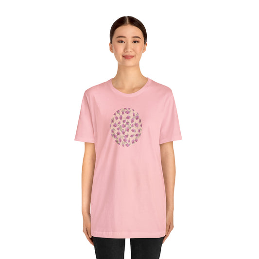 Romantic Rosette Reverie Collection by Miniaday Designs, LLC. Women's Jersey Short Sleeve Tee (S-3XL) - Miniaday Designs, LLC.