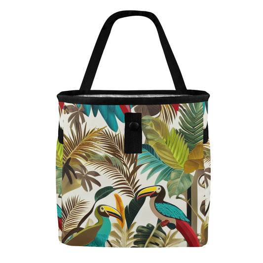 Miniaday Designs Tropical  Tiki car trash bag Multicolor